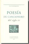 Poesía de cancionero del siglo XV. 9788437067032