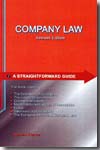 A Straightforward guide to company Law. 9781903909843