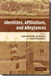 Identities, affiliations, and allegiances