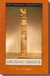 The Cambridge companion to archaic Greece