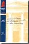 Les "garanties légales des exigences constitutionnelles" dans la jurisprudence du Conseil Constitutionnel