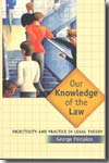 Our knowledge of the Law. 9781841135038