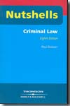 Criminal Law in a nutshells. 9781847031235