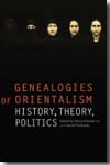 Genealogies of orientalism. 9780803213425
