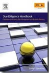 Due diligence handbook. 9780750686211