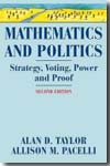 Mathematics and Politics. 9780387776439