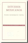 Estudios mexicanos. 9789681673420