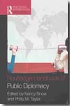 Routledge Handbook of public diplomacy