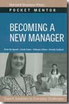 Becoming a new manager