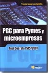 PGC para PYMES y microempresas. 9788493608477