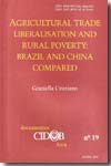 Agricultural trade liberalisation and rural poverty