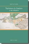 Topónimos de Aranjuez y su comarca. 9788497440271