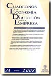 Revista Cuadernos de Economía y Dirección de la Empresa, Nº34, año 2008. 100817835