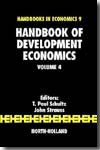 Handbook of development economics. Tome 4. 9780444531001