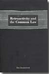 Retroactivity and the Common Law. 9781841137612