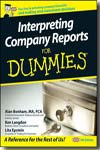 Interpreting company reports for Dummies. 9780470519066