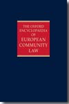 The Oxford encyclopaedia of European Community Law. T. 3. 9780198257042