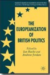 The europeanization of british politics