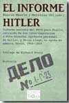 El informe Hitler. 9788483830703