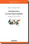 Introducción a la fraseología española. 9788476588673