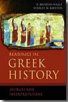 Readings in greek history. 9780195178258