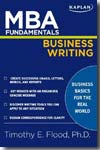 MBA fundamentals business writing