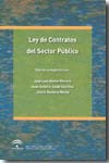 Ley de Contratos del Sector Público. 9788483334317