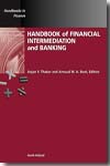 Handbook of financial intermediation and banking. 9780444515582