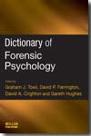 Dictionary of forensic psychology. 9781843922957