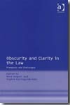 Obscurity and clarity in the Law