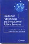 Readings in public choice and constitutional political economy