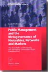 Public management and the metagovernance of hierarchies, networks and markets. 9783790820539