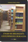Ensayo de bibliografía contemporánea burgalesa. 9788496606449