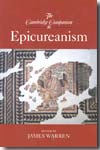 The Cambridge Companion to Epicureanism. 9780521695305