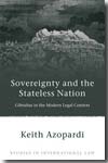 Sovereignty and the stateless nation. 9781841139166