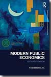 Modern public economics. 9780415460118