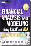 Financial analysis and modeling using Excel and VBA