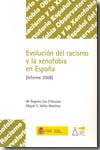 Evolución del racismo y la xenofobia en España. 9788484173502