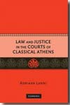 Law and justice in the Courts of Classical Athens. 9780521733014