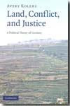 Land, conflict, and justice