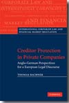 Creditor protection in private companies