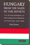 Hungary from the Nazis to the soviets
