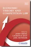Economic theory and competition Law. 9781847206312