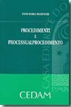 Procedimenti e processualprocedimento. 9788813296247