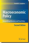 Macroeconomic policy. 9780387776651