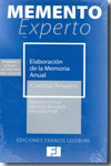 MEMENTO EXPERTO-Elaboración de la Memoria Anual. 9788492612246
