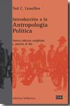 Introducción a la antropología política. 9788472904392
