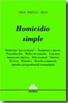 Homicidio simple. 9789505088195
