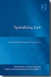 Spatializing Law. 9780754672913