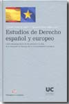 Estudios de Derecho español y europeo